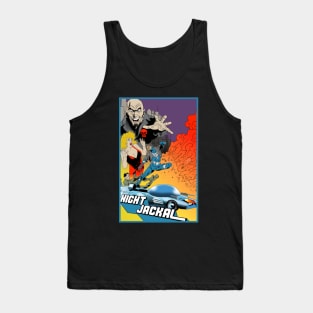 Night Jackal Comic Cover Art Tank Top